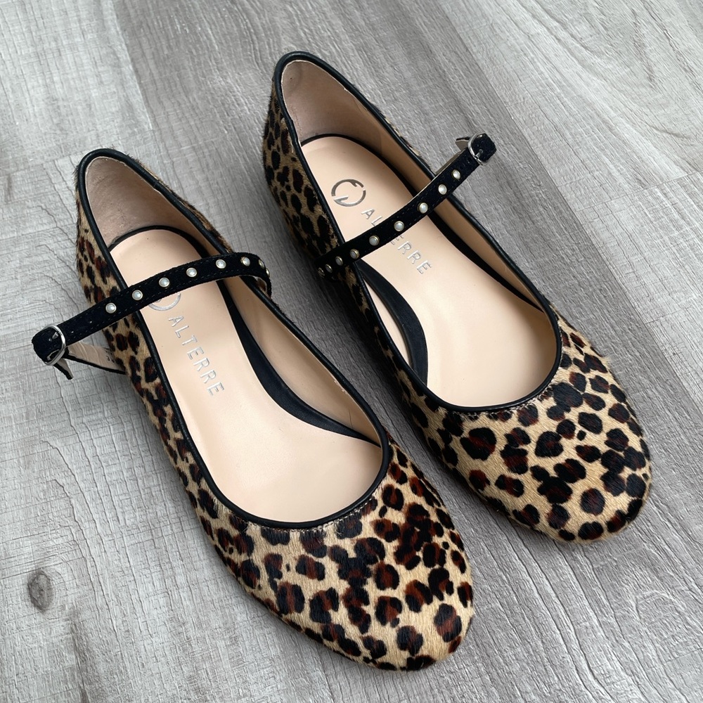 Alterre Leopard Ballet Flat / Mary Jane + Studded
Twiggy Strap ✨🐆